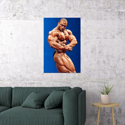 Cedric McMillan Famous Bodybuilder Poster Bodybuilding Workout HD Photo Print