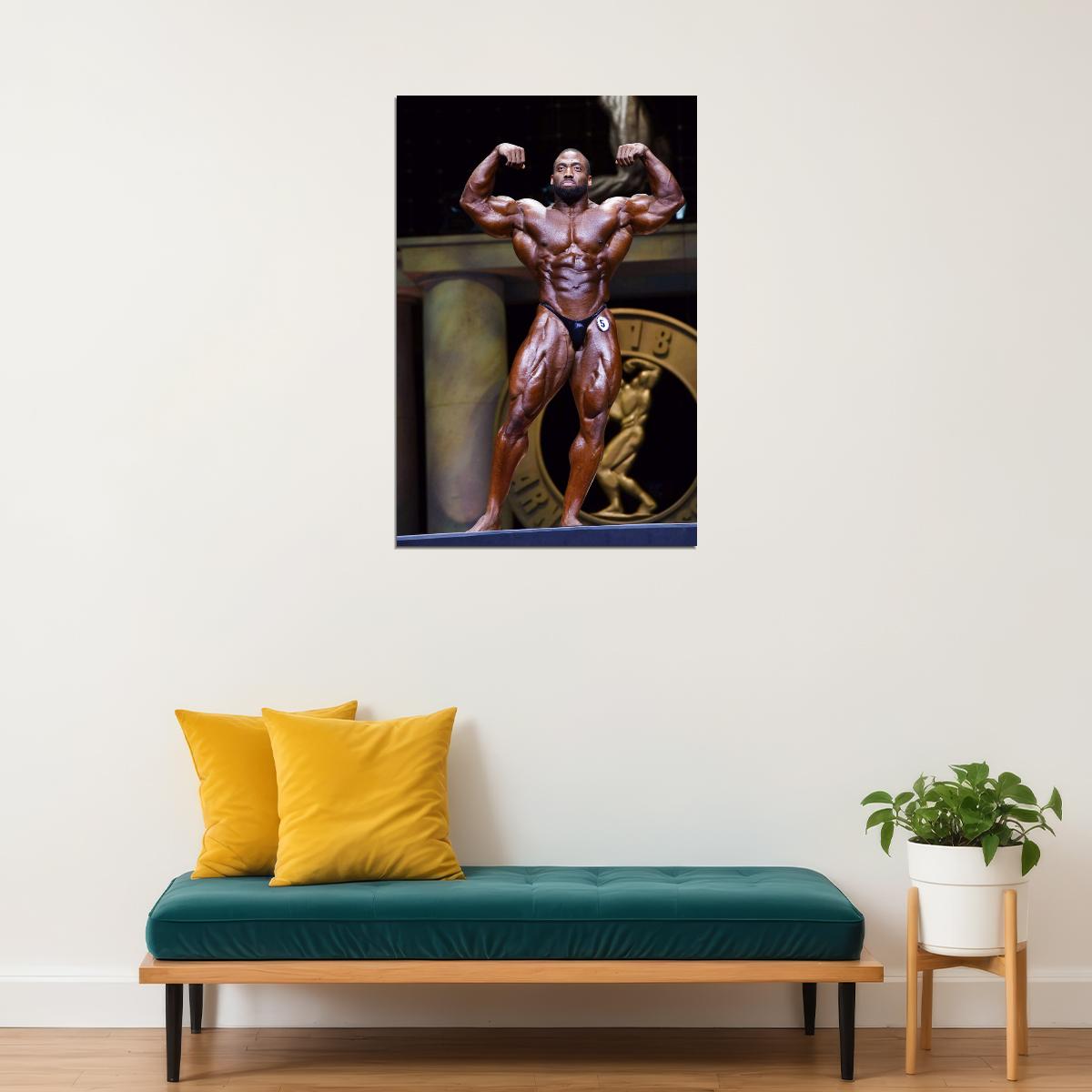 Cedric McMillan Famous Bodybuilder Poster Bodybuilding Workout HD Photo Print