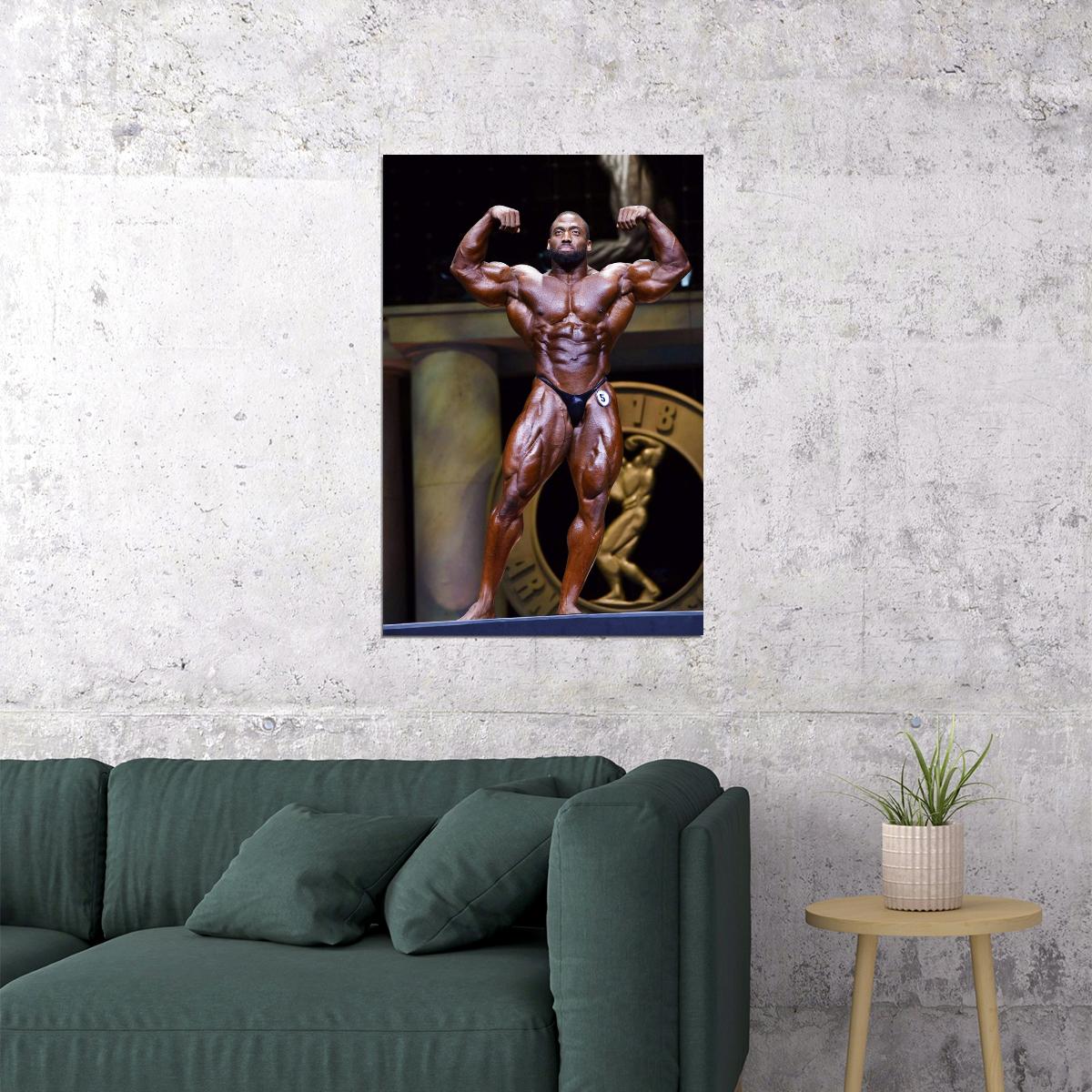 Cedric McMillan Famous Bodybuilder Poster Bodybuilding Workout HD Photo Print