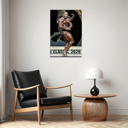 Cedric McMillan Olympia Shot Famous Bodybuilder Poster Bodybuilding Workout HD Photo Print