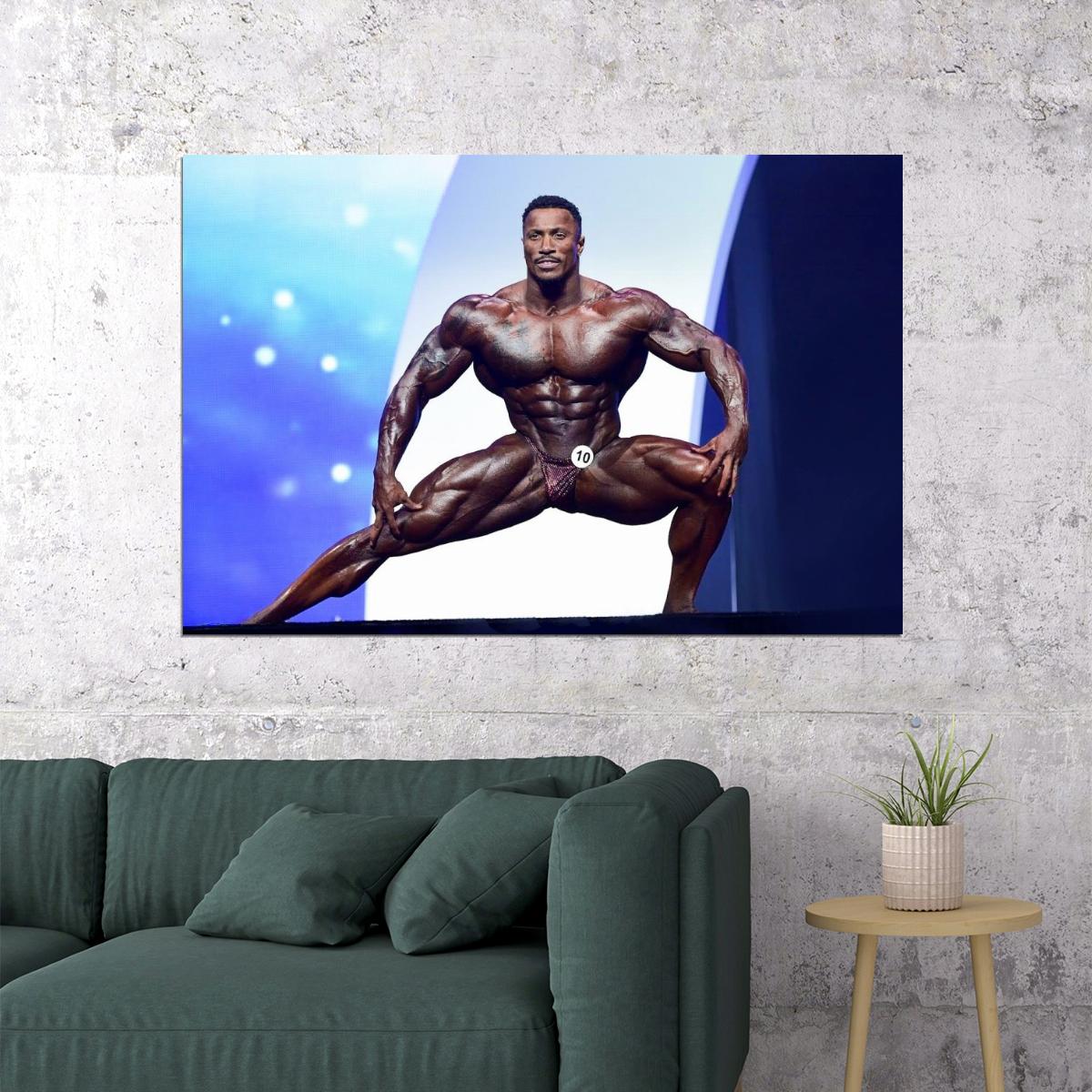 Patrick Moore Olympia Shot Famous Bodybuilder Poster Bodybuilding Workout HD Photo Print