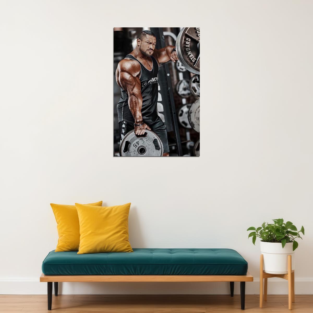 Roelly Winklaar Gym Famous Bodybuilder Poster Bodybuilding Workout HD Photo Print