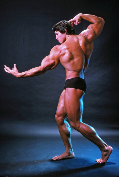 Arnold Schwarzenegger Old School Bodybuilding Icon Poster Famous Bodybuilder HD Photo Print