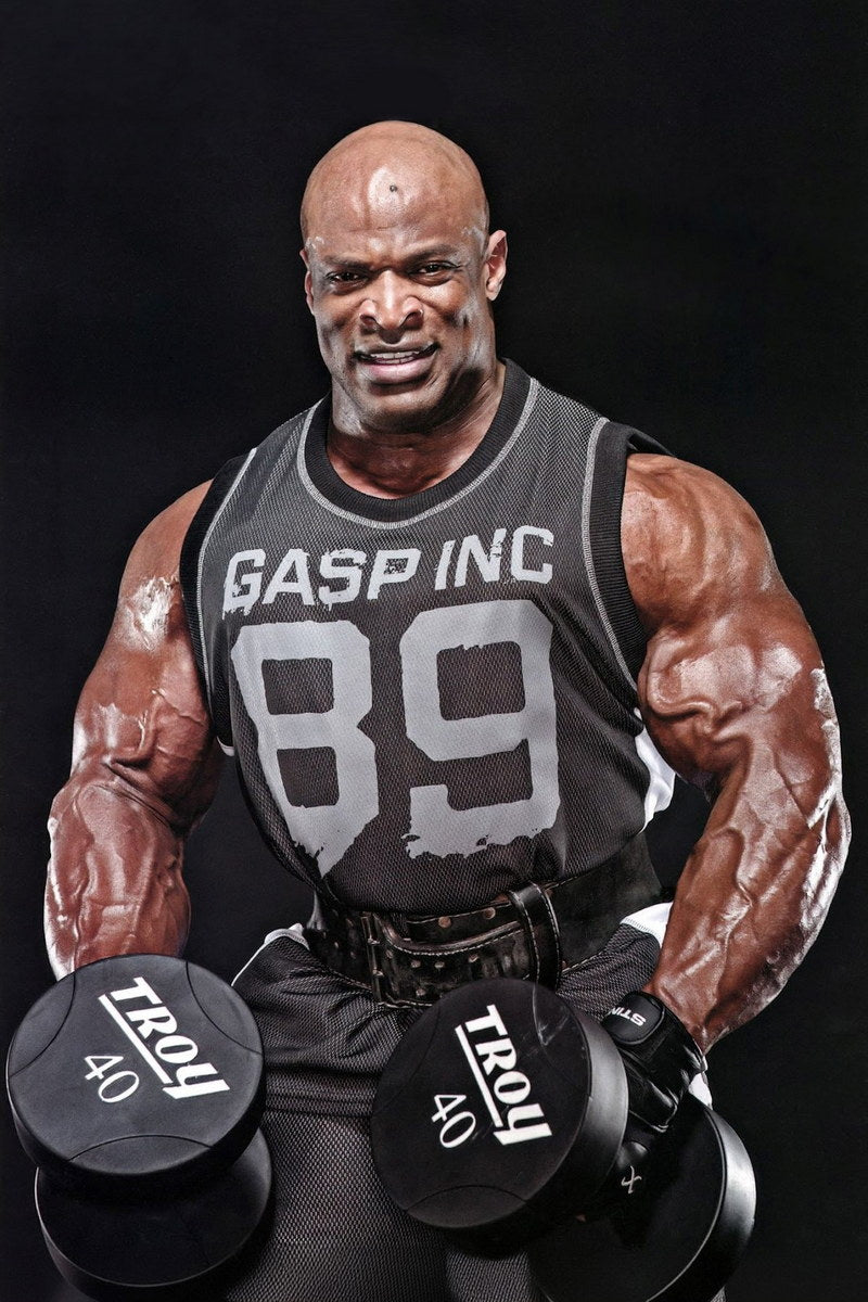 Ronnie Coleman Old School Bodybuilding Icon Poster Famous Bodybuilder HD Photo Print - xonomax