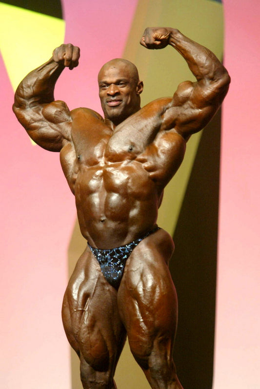 Ronnie Coleman Old School Bodybuilding Icon Poster Famous Bodybuilder HD Photo Print