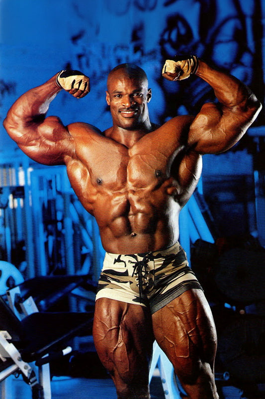 Ronnie Coleman Old School Bodybuilding Icon Poster Famous Bodybuilder HD Photo Print