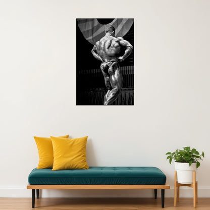 Dorian Yates Old School Bodybuilding Icon Poster Famous Bodybuilder HD Photo Print