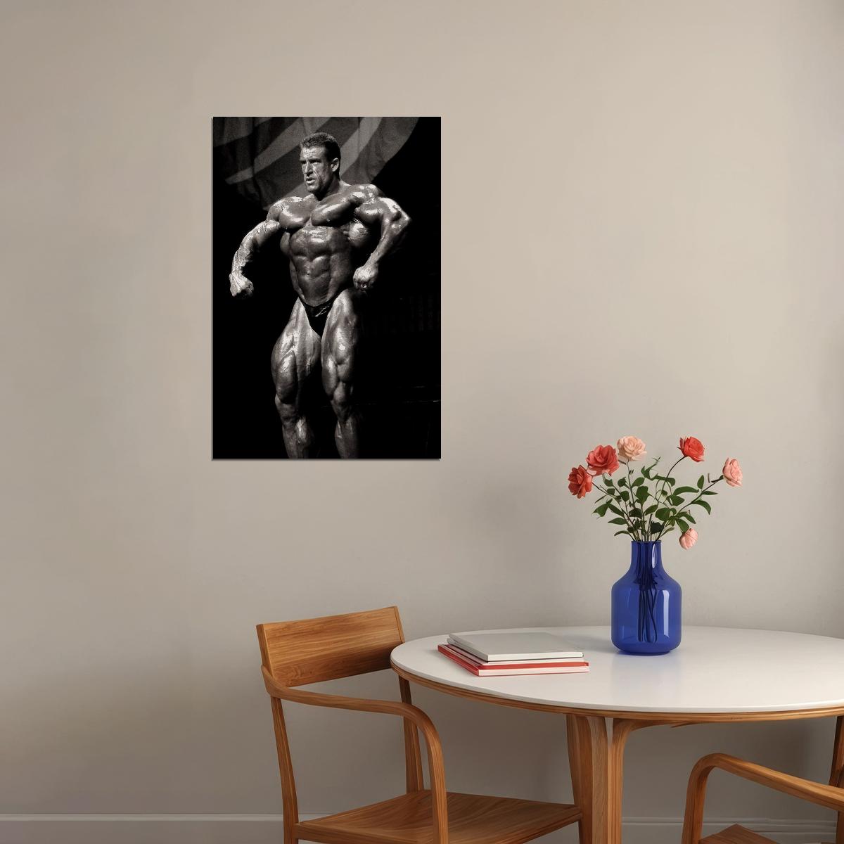 Dorian Yates Old School Bodybuilding Icon Poster Famous Bodybuilder HD Photo Print