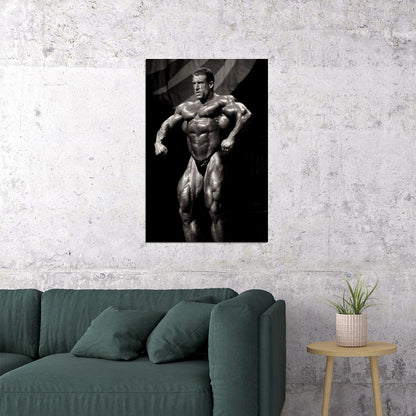 Dorian Yates Old School Bodybuilding Icon Poster Famous Bodybuilder HD Photo Print