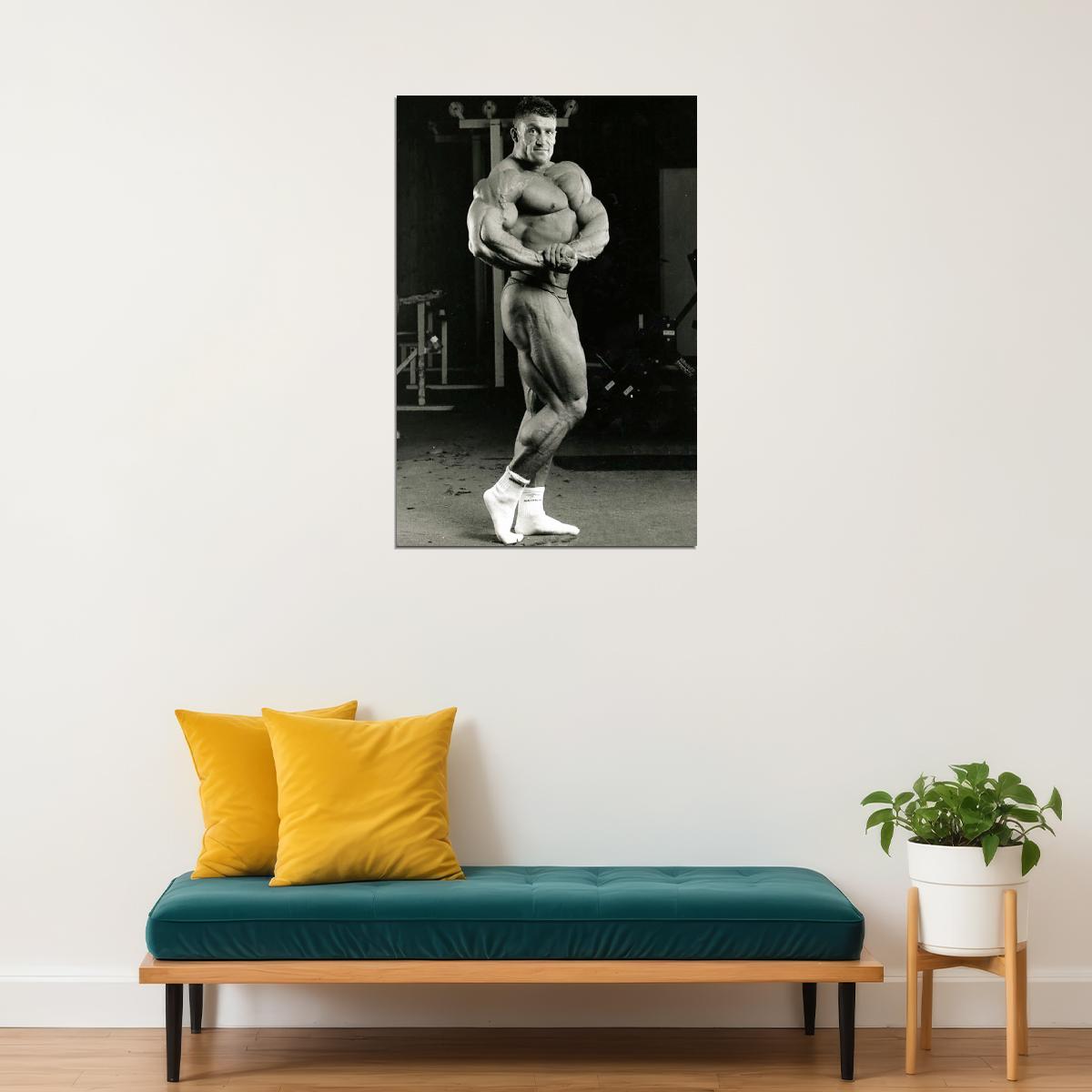 Dorian Yates Old School Bodybuilding Icon Poster Famous Bodybuilder HD Photo Print