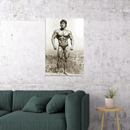 Frank Zane Old School Bodybuilding Icon Poster Famous Bodybuilder HD Photo Print