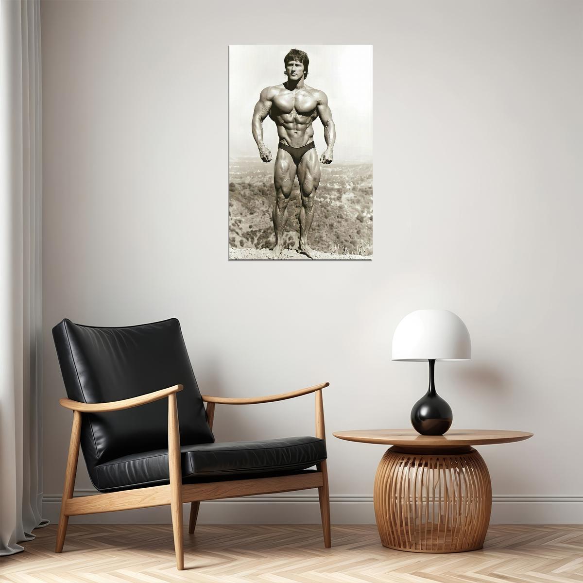 Frank Zane Old School Bodybuilding Icon Poster Famous Bodybuilder HD Photo Print