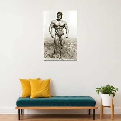 Frank Zane Old School Bodybuilding Icon Poster Famous Bodybuilder HD Photo Print