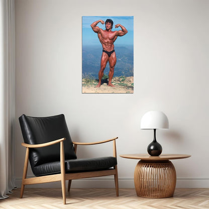 Frank Zane Old School Bodybuilding Icon Poster Famous Bodybuilder HD Photo Print