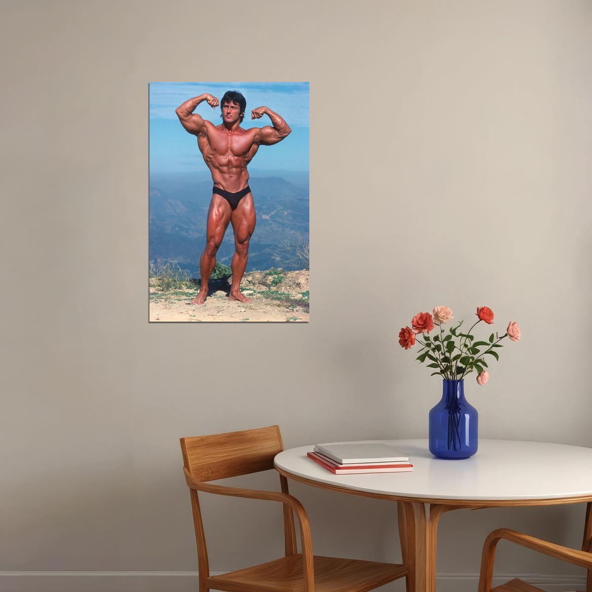 Frank Zane Old School Bodybuilding Icon Poster Famous Bodybuilder HD Photo Print