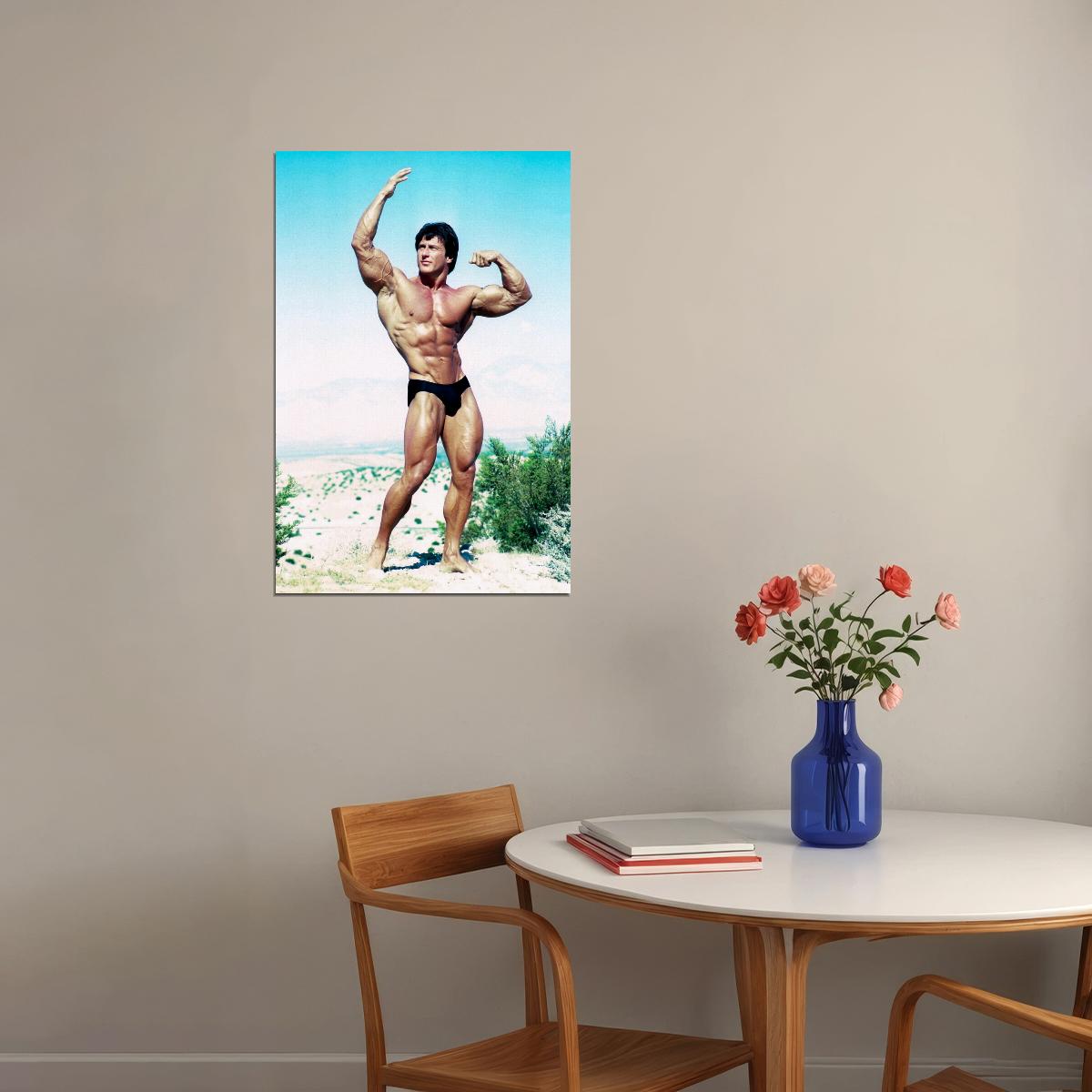 Frank Zane Old School Bodybuilding Icon Poster Famous Bodybuilder HD Photo Print