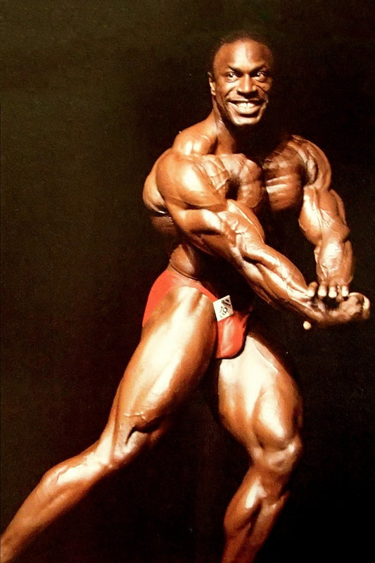 Lee Haney 1988 Old School Bodybuilding Icon Poster Famous Bodybuilder HD Photo Print