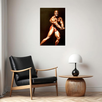 Lee Haney 1988 Old School Bodybuilding Icon Poster Famous Bodybuilder HD Photo Print