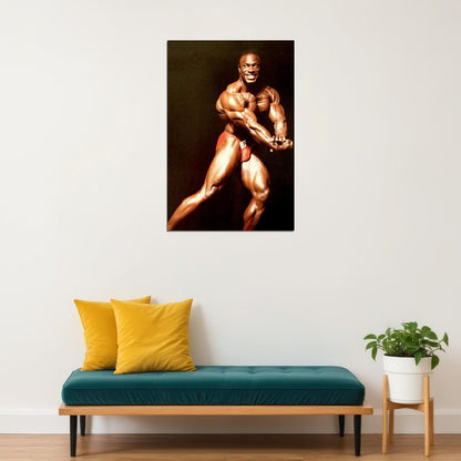 Lee Haney 1988 Old School Bodybuilding Icon Poster Famous Bodybuilder HD Photo Print