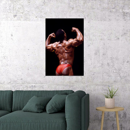 Lee Haney Old School Bodybuilding Icon Poster Famous Bodybuilder HD Photo Print