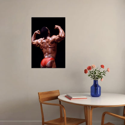 Lee Haney Old School Bodybuilding Icon Poster Famous Bodybuilder HD Photo Print