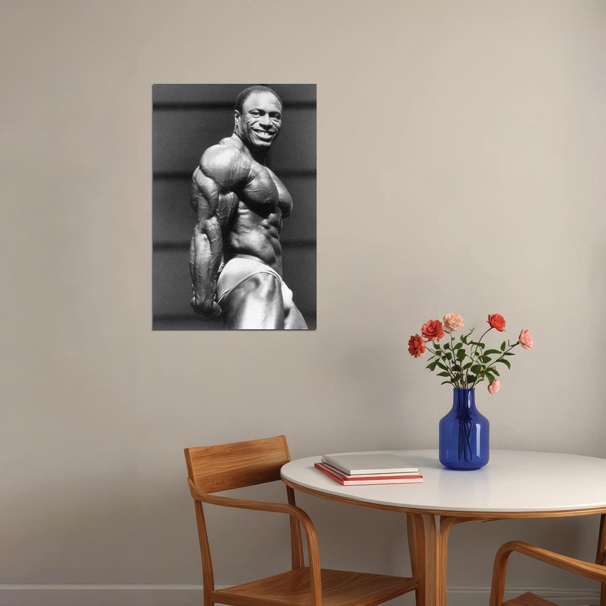 Lee Haney Old School Bodybuilding Icon Poster Famous Bodybuilder HD Photo Print