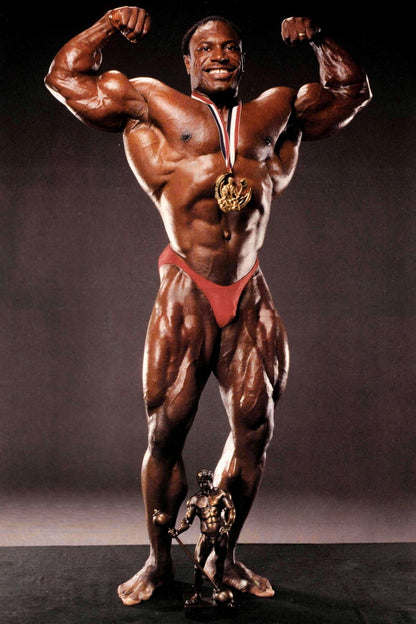 Lee Haney Olympia 1991 Old School Bodybuilding Icon Poster Famous Bodybuilder HD Photo Print