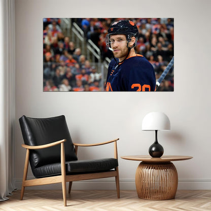 Leon Draisaitl Famous USA Hockey Player Poster North America Hockey HD Photo Print