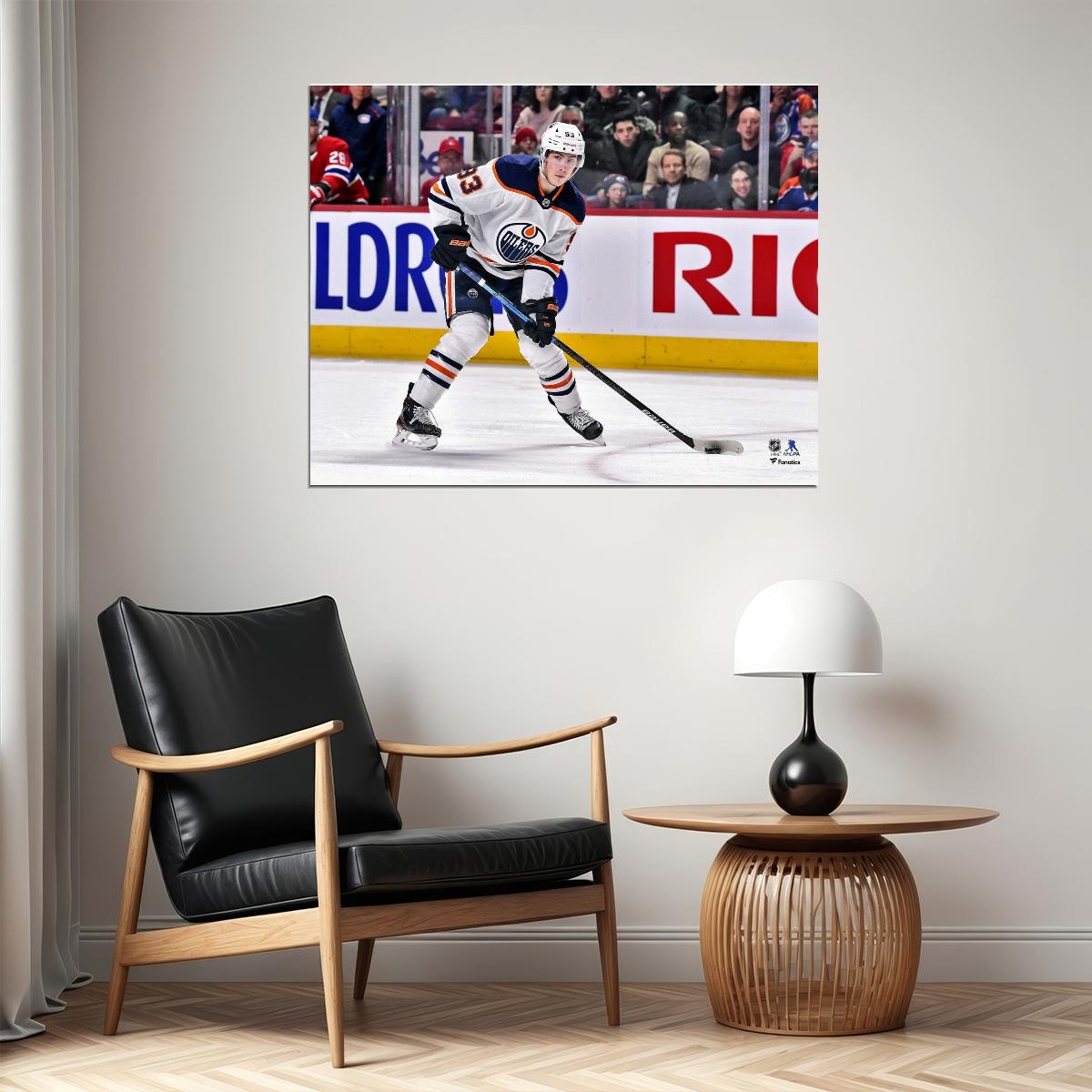 Ryan Nugent-Hopkins Famous USA Hockey Player Poster North America Hockey HD Photo Print