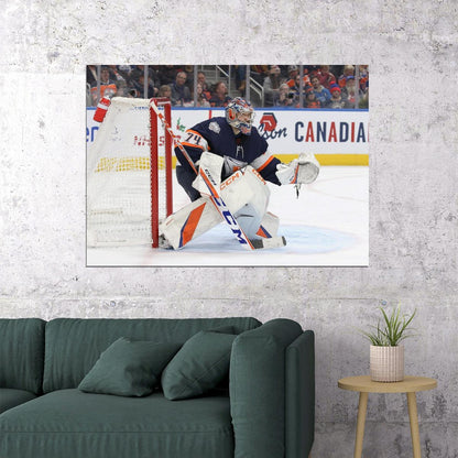 Stuart Skinner Famous USA Hockey Player Poster North America Hockey HD Photo Print