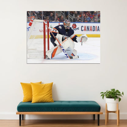 Stuart Skinner Famous USA Hockey Player Poster North America Hockey HD Photo Print