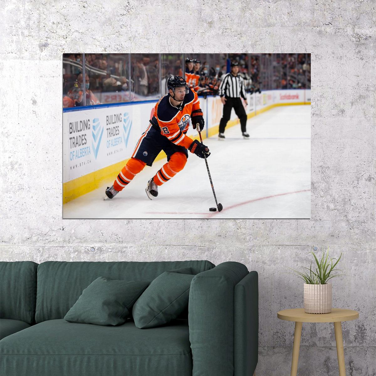 Zach Hyman Famous USA Hockey Player Poster North America Hockey HD Photo Print