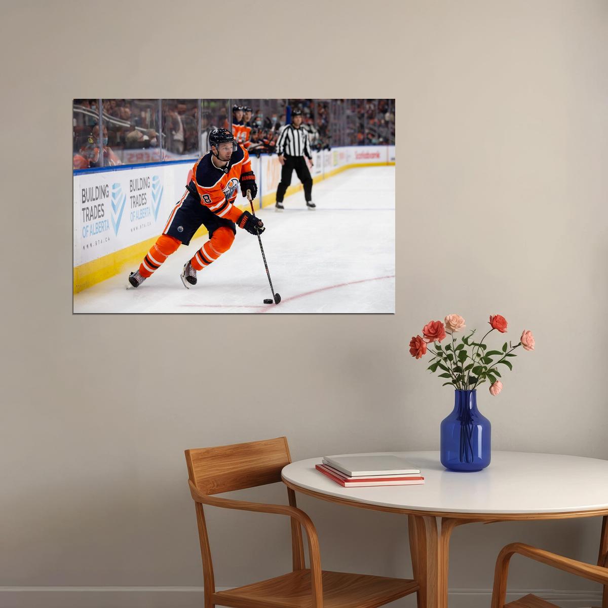 Zach Hyman Famous USA Hockey Player Poster North America Hockey HD Photo Print