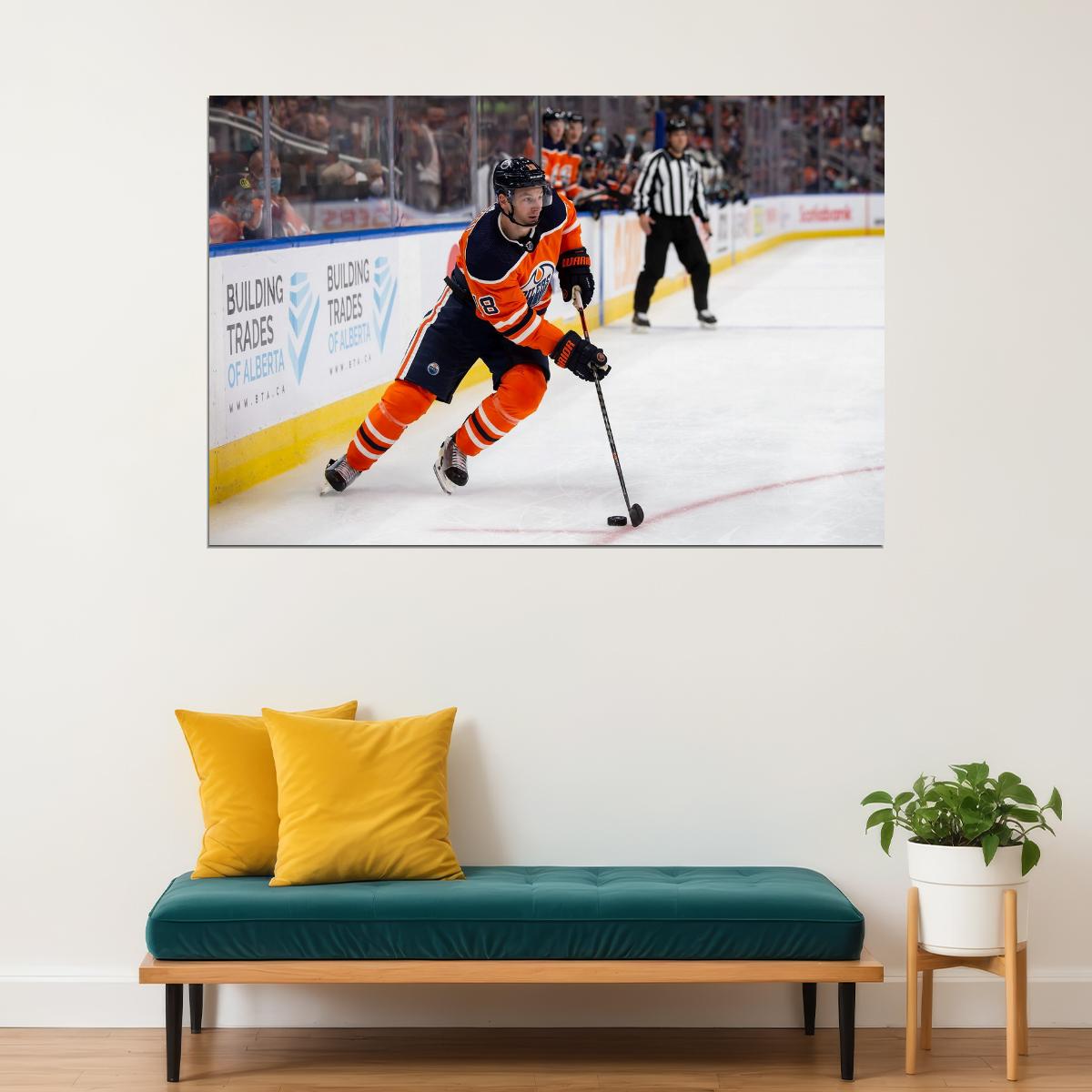 Zach Hyman Famous USA Hockey Player Poster North America Hockey HD Photo Print