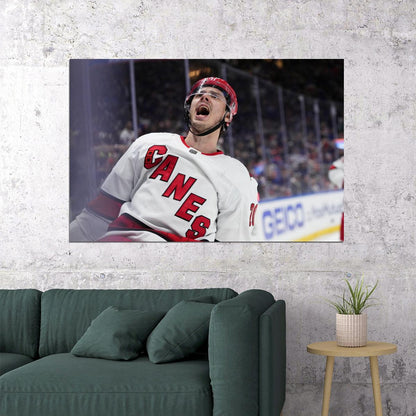 Brady Skjei Scream Famous USA Hockey Player Poster North America Hockey HD Photo Print