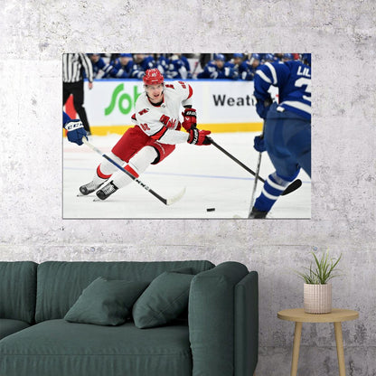 Martin Necas Famous USA Hockey Player Poster North America Hockey HD Photo Print