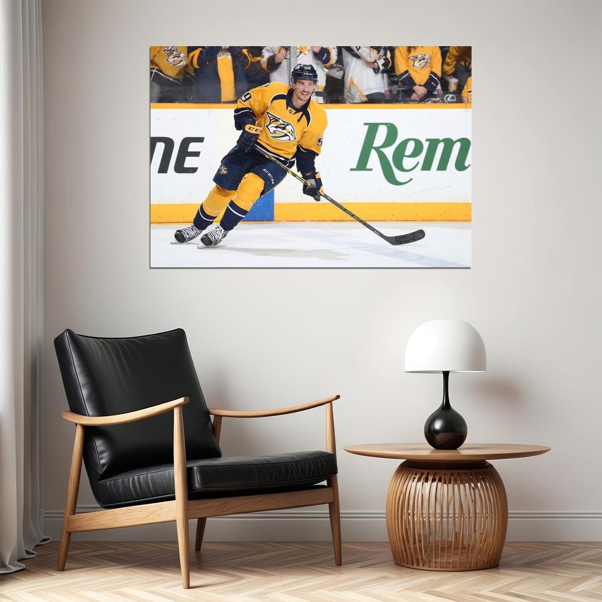 Roman Josi Famous USA Hockey Player Poster North America Hockey HD Photo Print