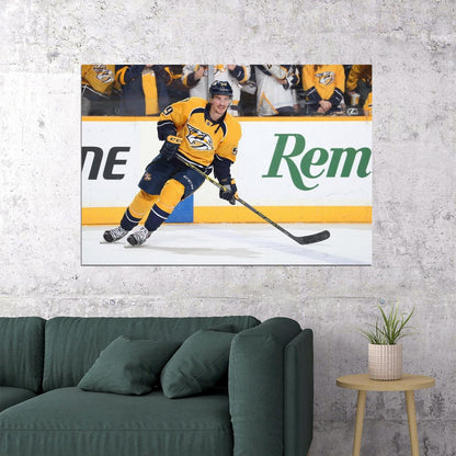 Roman Josi Famous USA Hockey Player Poster North America Hockey HD Photo Print