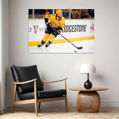 Roman Josi Famous USA Hockey Player Poster North America Hockey HD Photo Print