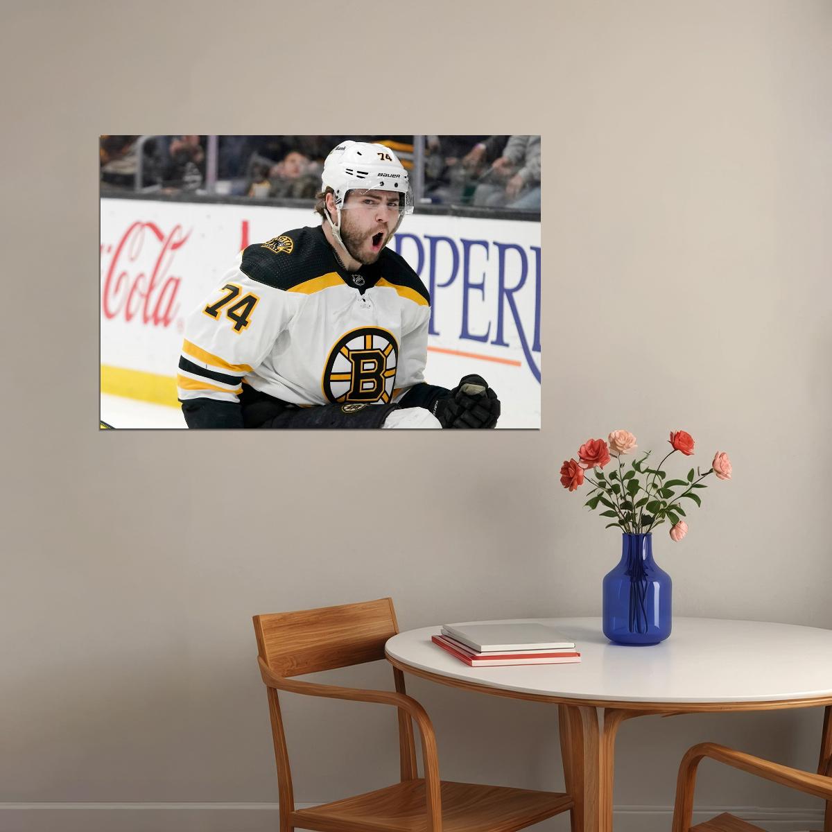 Jake DeBrusk Famous USA Hockey Player Poster North America Hockey HD Photo Print - xonomax