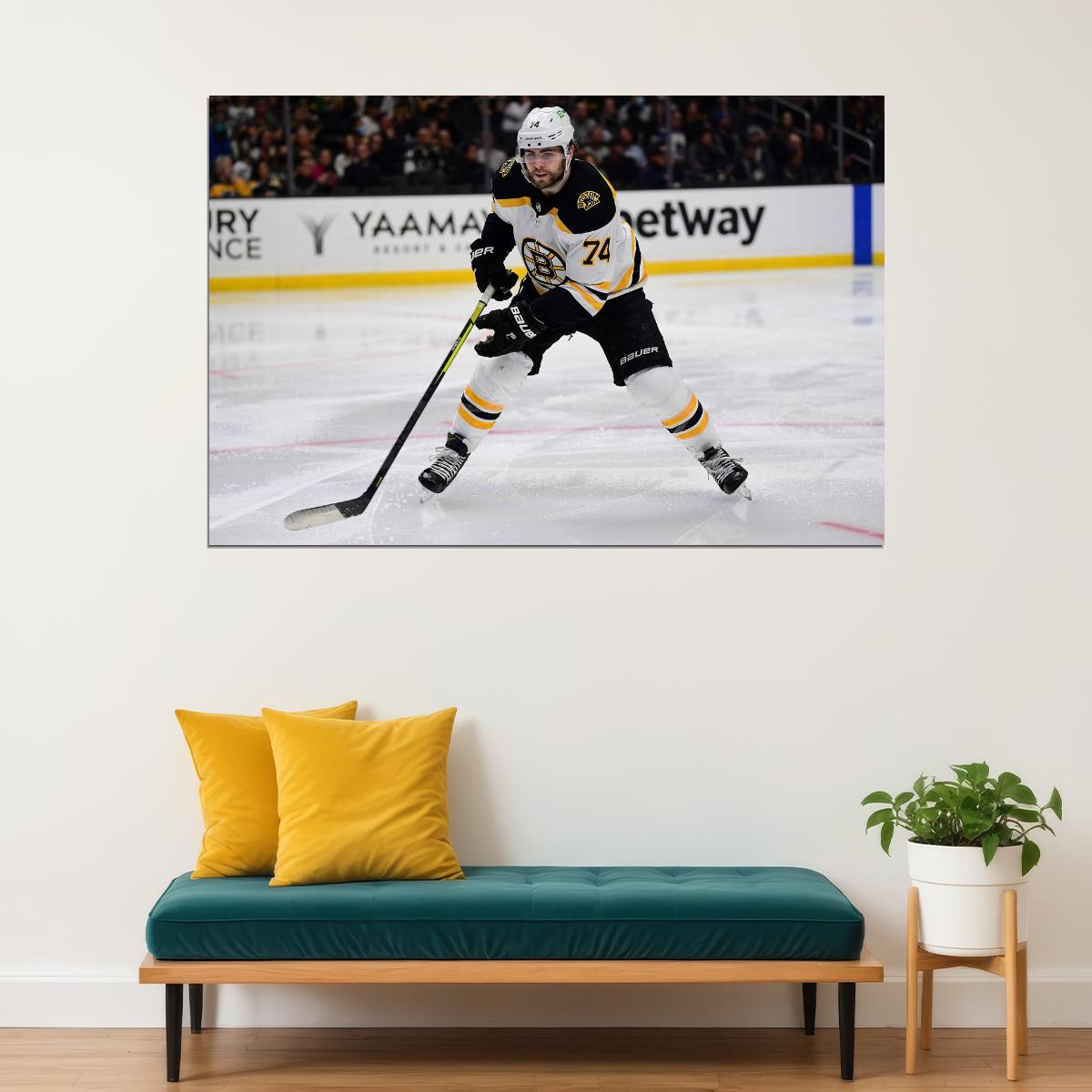Jake DeBrusk Famous USA Hockey Player Poster North America Hockey HD Photo Print - xonomax