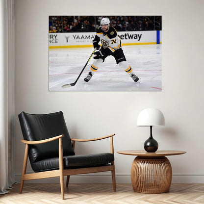 Jake DeBrusk Famous USA Hockey Player Poster North America Hockey HD Photo Print - xonomax