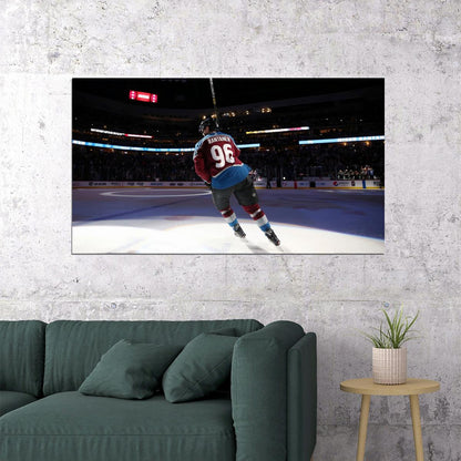 Mikko Rantanen Back Shot Famous USA Hockey Player Poster North America Hockey HD Photo Print - xonomax