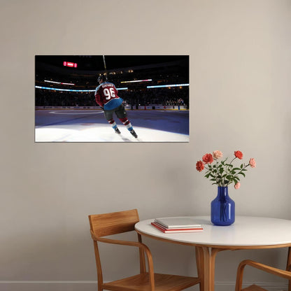 Mikko Rantanen Back Shot Famous USA Hockey Player Poster North America Hockey HD Photo Print - xonomax