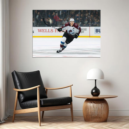 Nathan MacKinnon Famous USA Hockey Player Poster North America Hockey HD Photo Print - xonomax