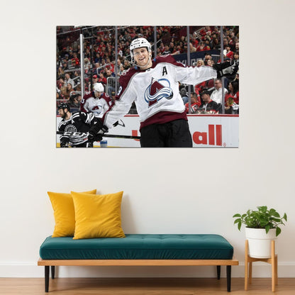 Nathan MacKinnon Famous USA Hockey Player Poster North America Hockey HD Photo Print - xonomax