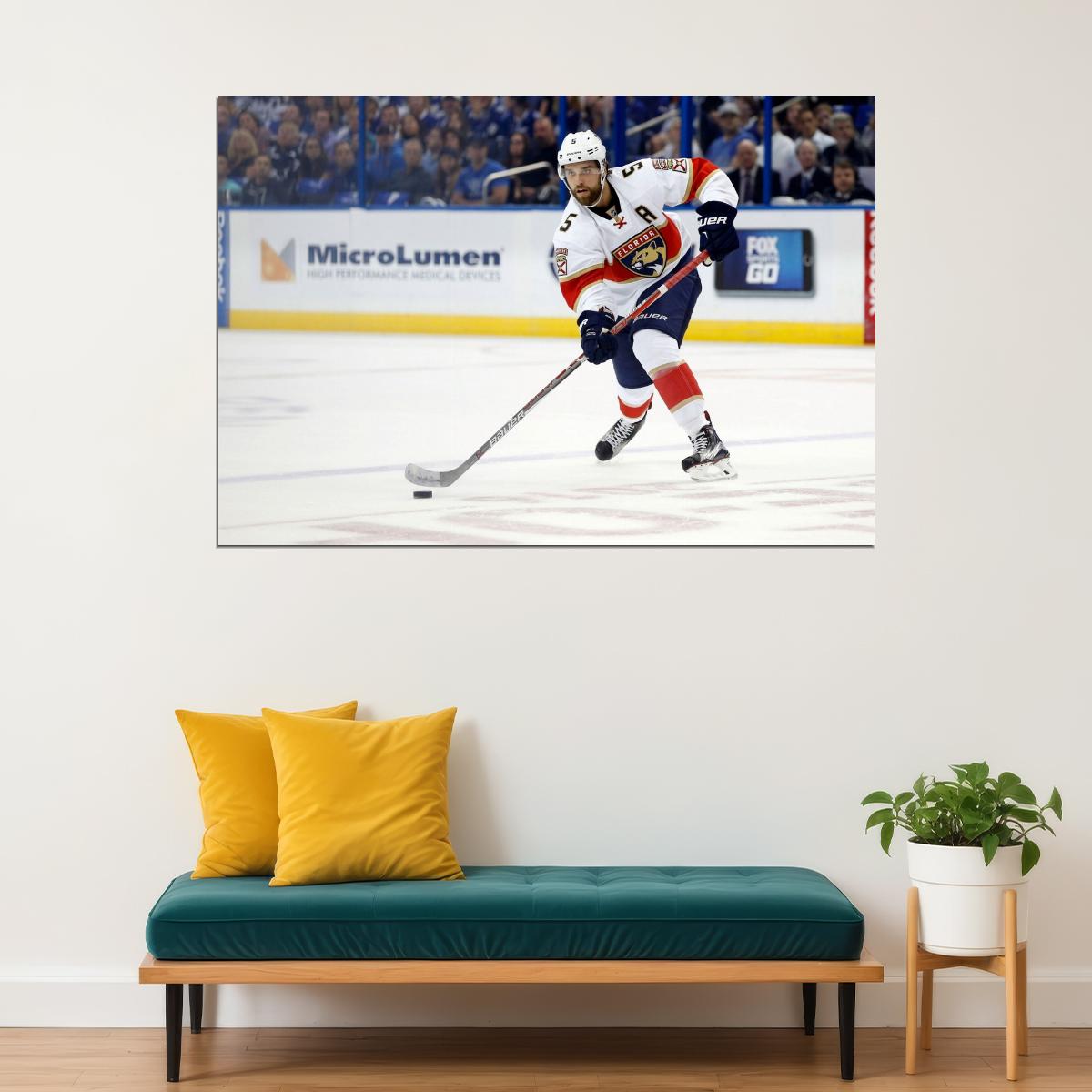 Aaron Ekblad Famous USA Hockey Player Poster North America Hockey HD Photo Print - xonomax