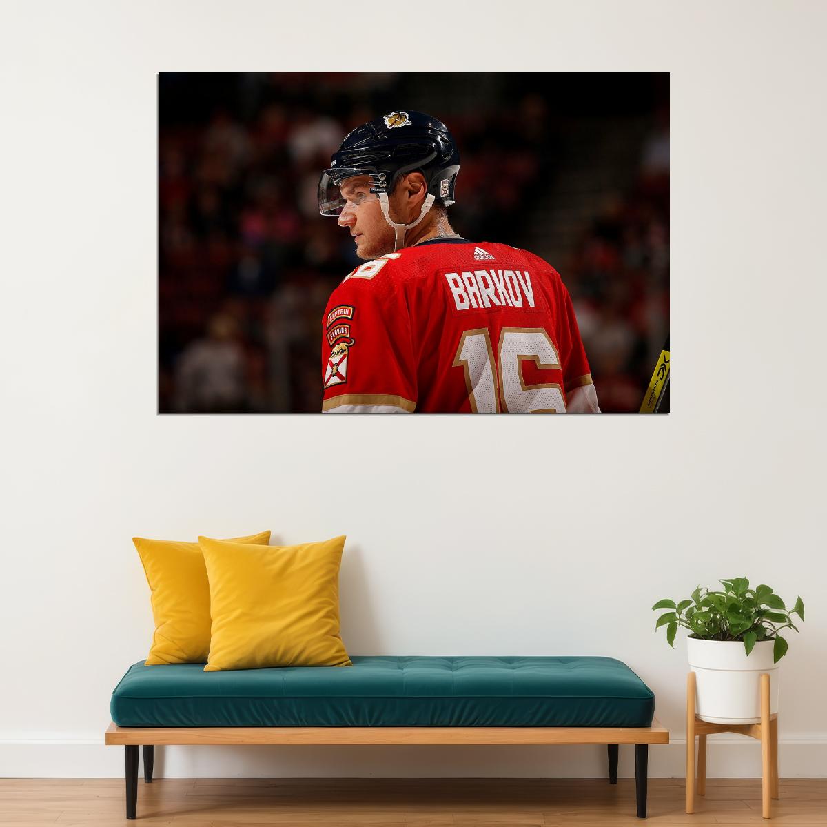 Aleksander Barkov Famous USA Hockey Player Poster North America Hockey HD Photo Print - xonomax