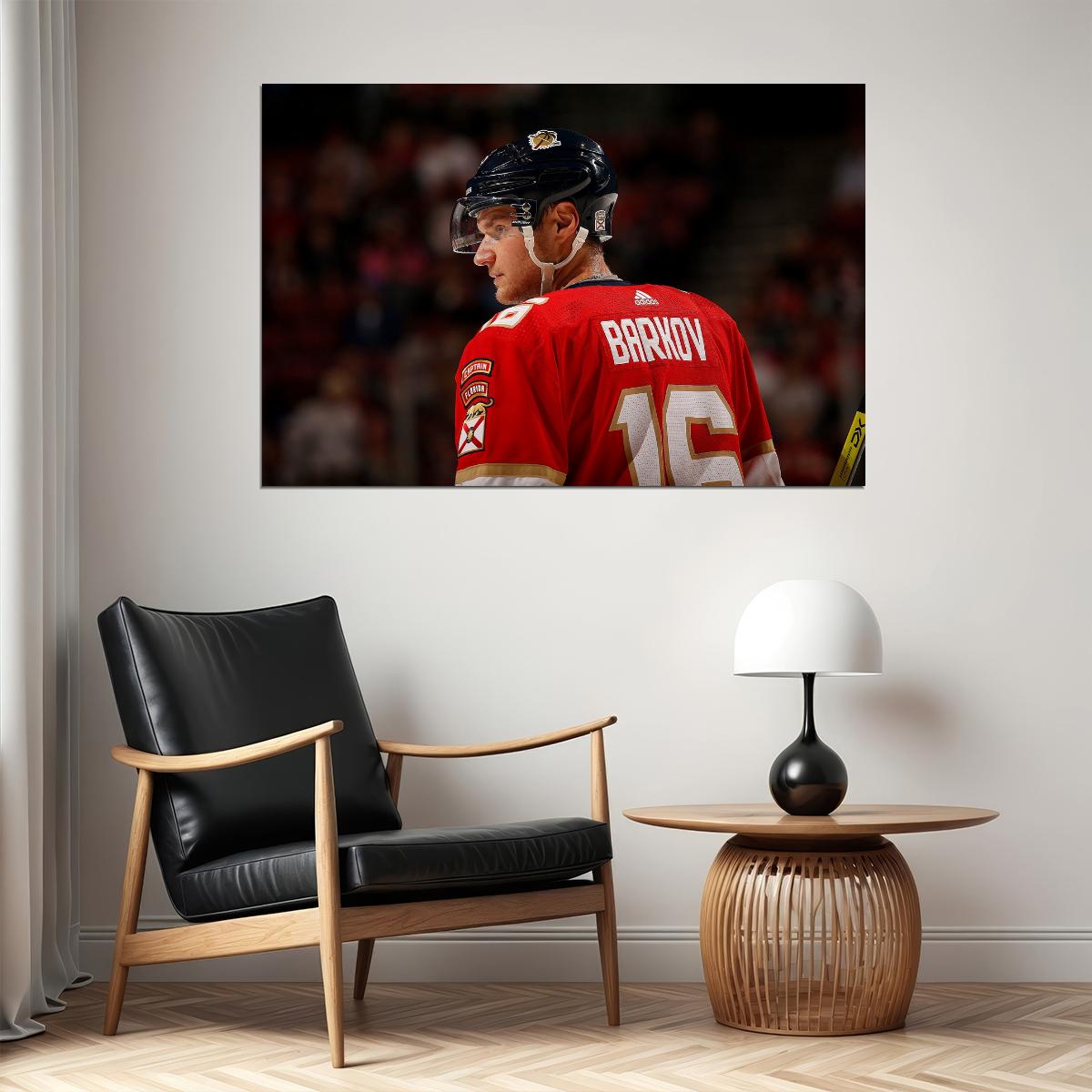 Aleksander Barkov Famous USA Hockey Player Poster North America Hockey HD Photo Print - xonomax