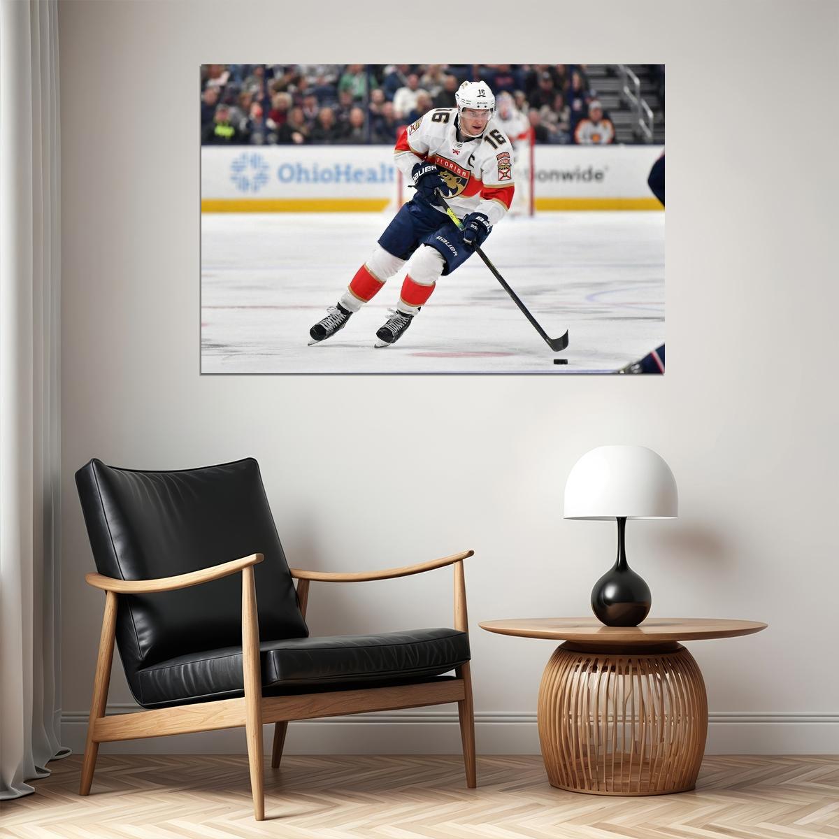 Aleksander Barkov Famous USA Hockey Player Poster North America Hockey HD Photo Print - xonomax